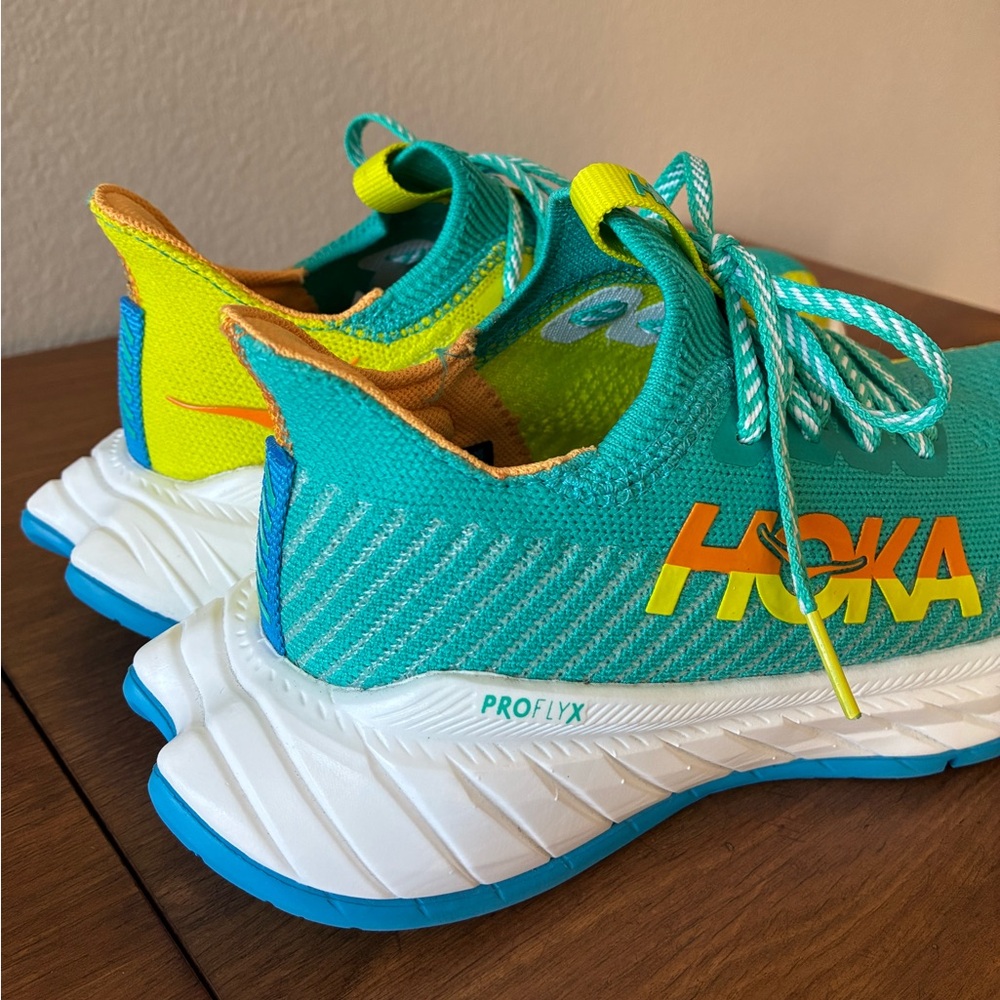 HOKA ONE ONE Women’s Carbon X3 Proflyx Ceramic Evening Primrose size 6 - Picture 5 of 16